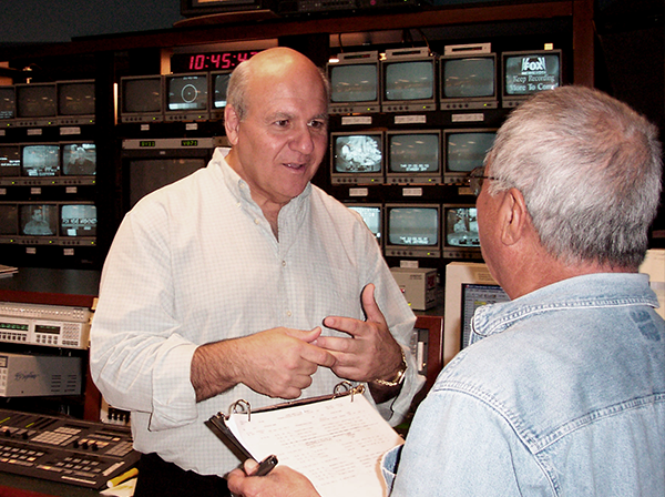 Rick at KHON2 in the control room